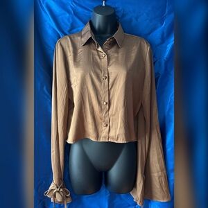 Pre-loved Cotton On Brown Blouse